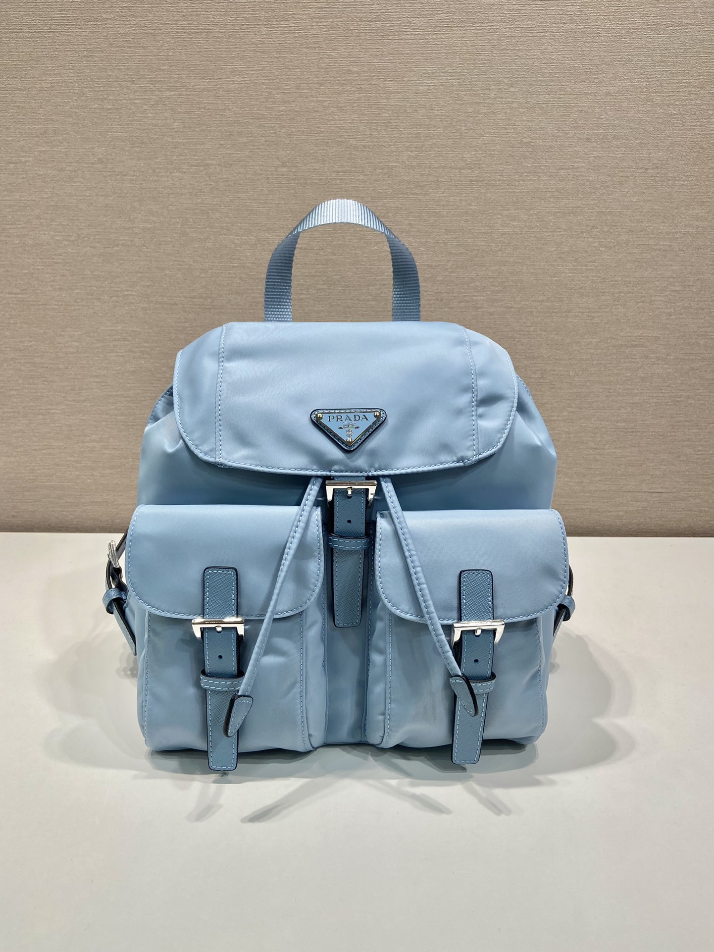 Pra*a re-nylon 1bz677 backpack-12*23.5*28cm