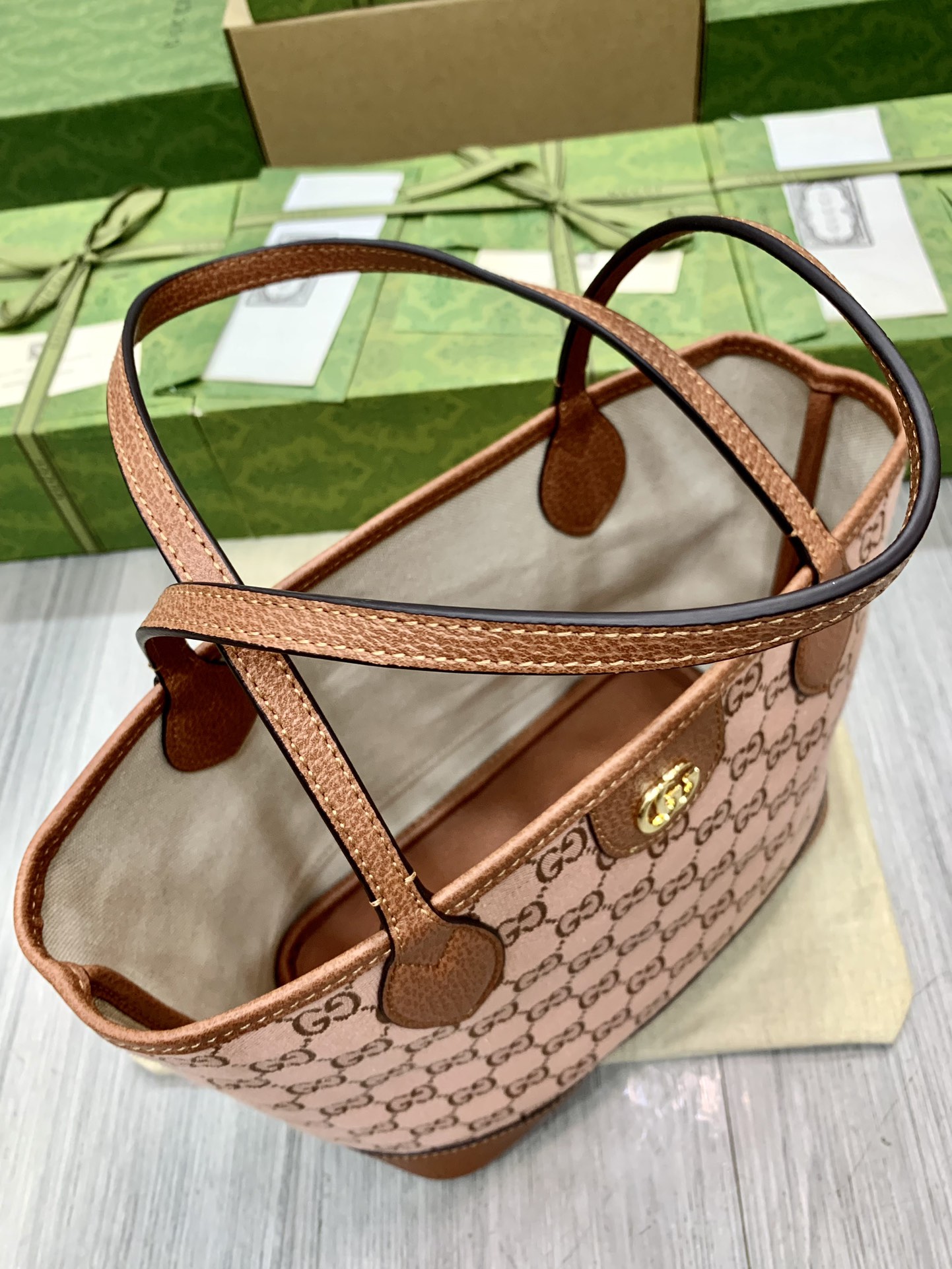 G*u*i ophidia tote bag-25 x 22 x 12cm