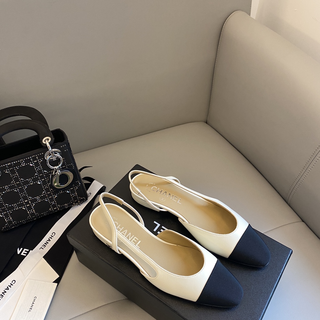 Ch@nel Slingbacks