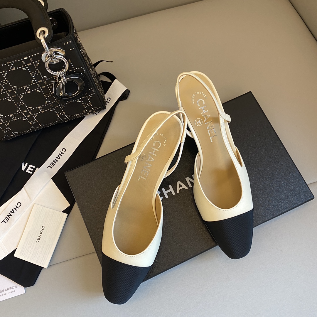 Ch@nel Slingbacks