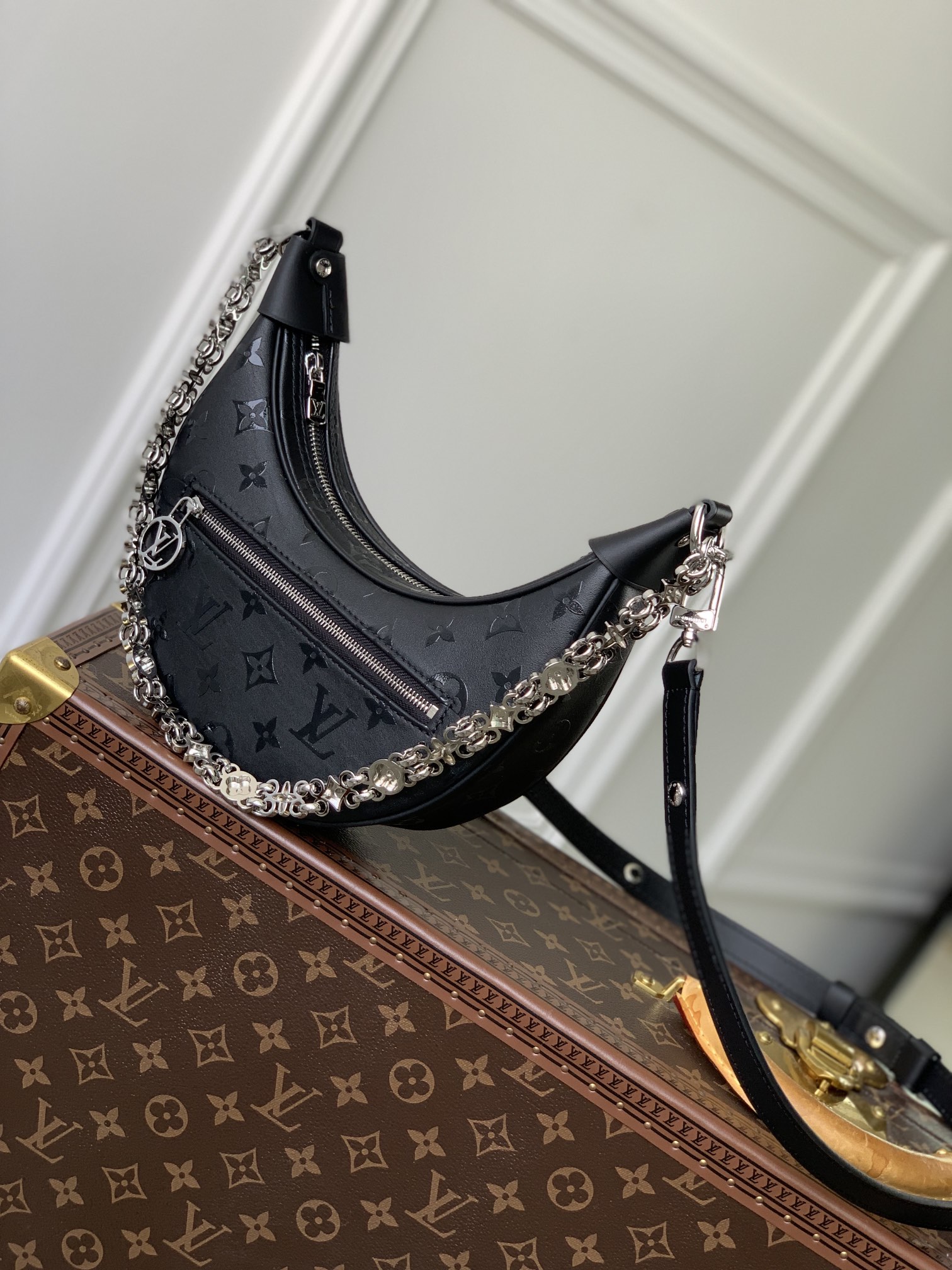 l0*is V*t0n loop handbags-m11267-23*13*6cm