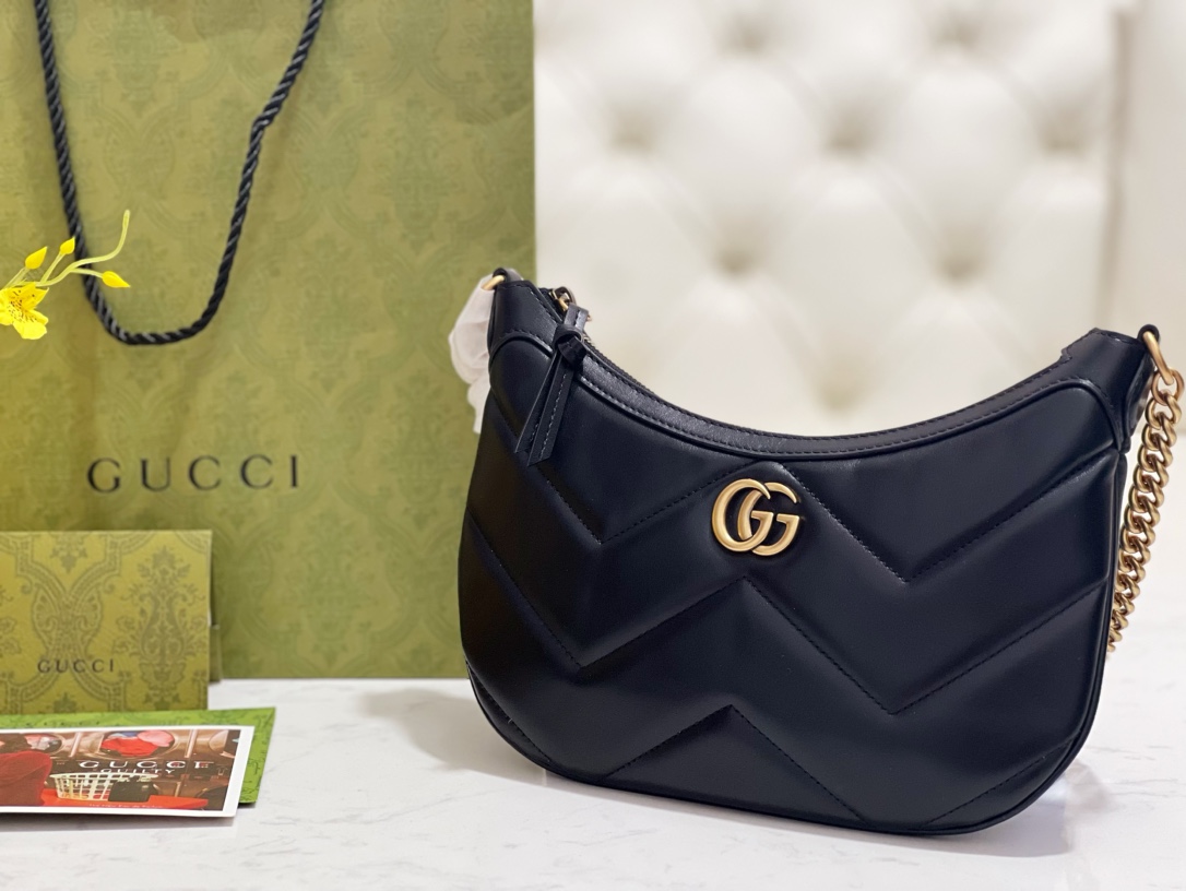 G*u*i gg marmont top handle bag-26*17*4cm