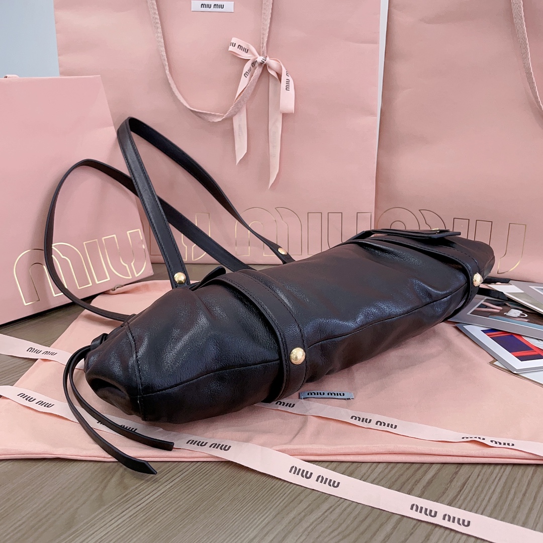 M*um*u casual style street style 2way plain leather party style-44 x 16 x10.5cm