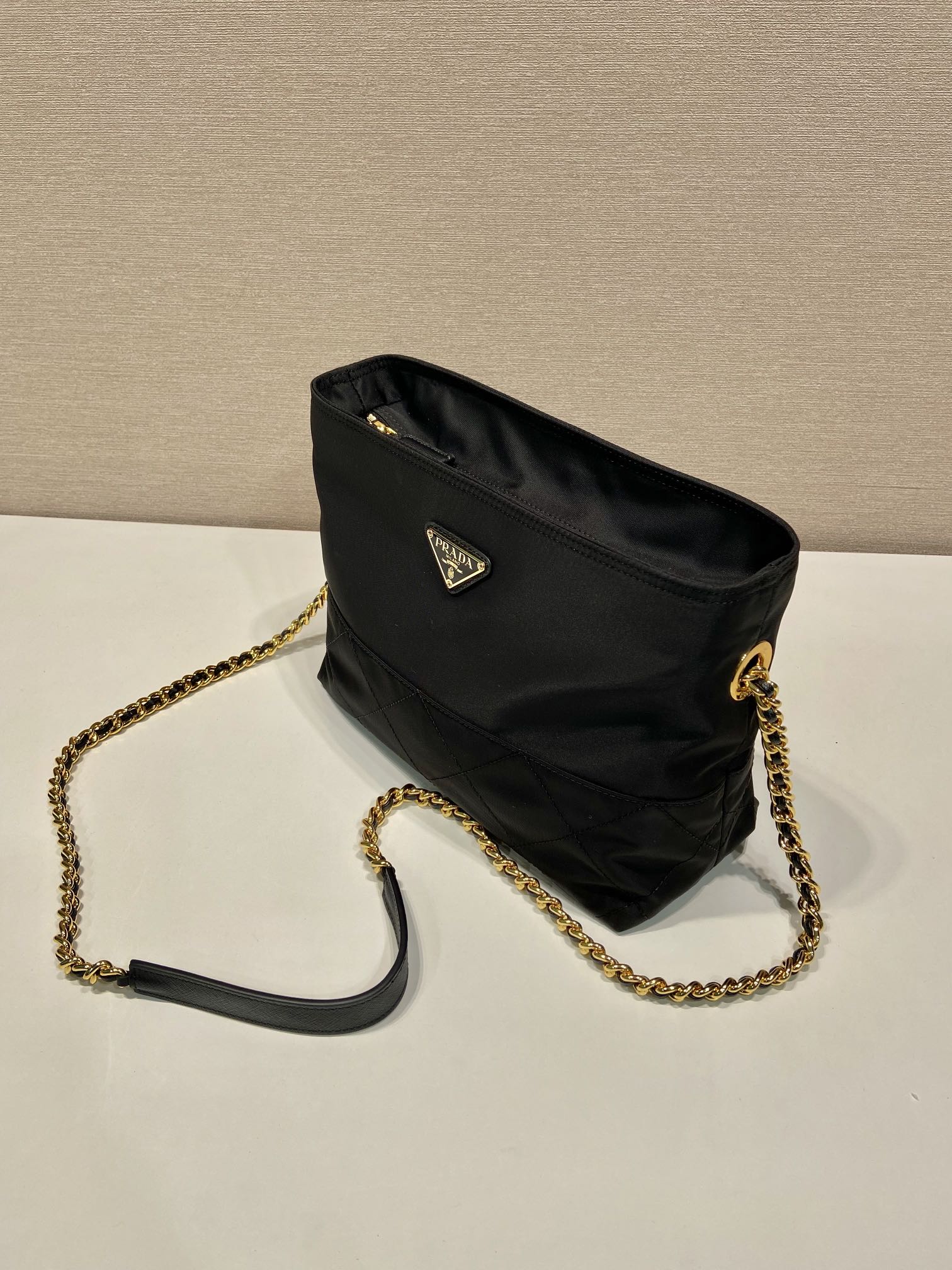 Pra*a vintage tote bag-1bd645-25*21*8cm