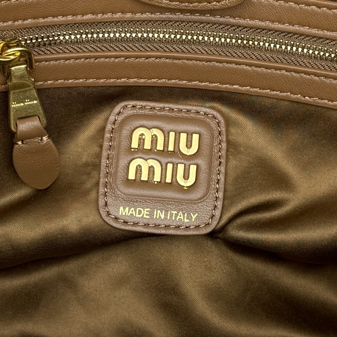 M*um*u wrinkle dumpling bag-38*19*7cm