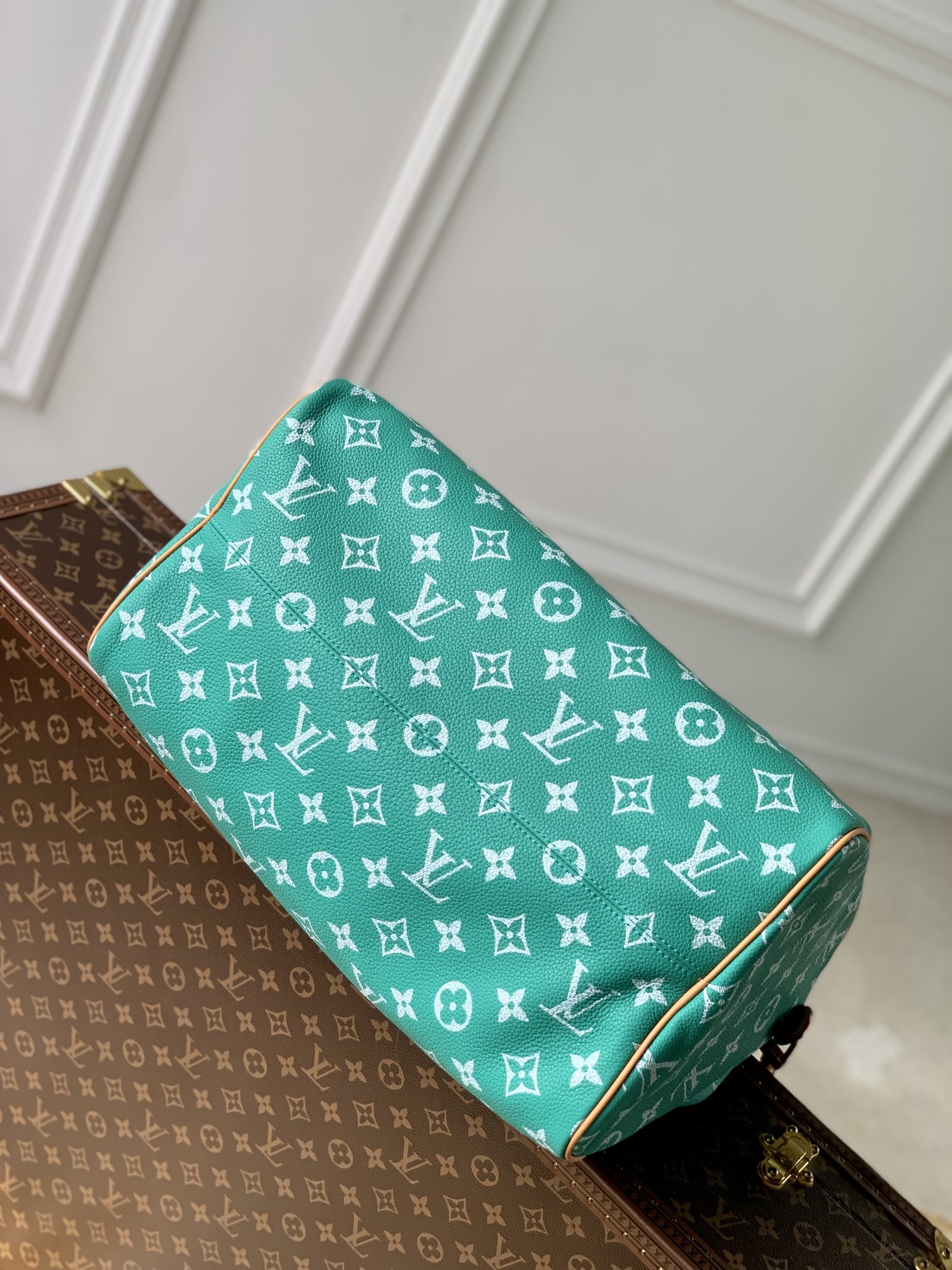 l0*is V*t0n speedy p9 bandoulière 40 monogram leather -40 x 26 x 23cm