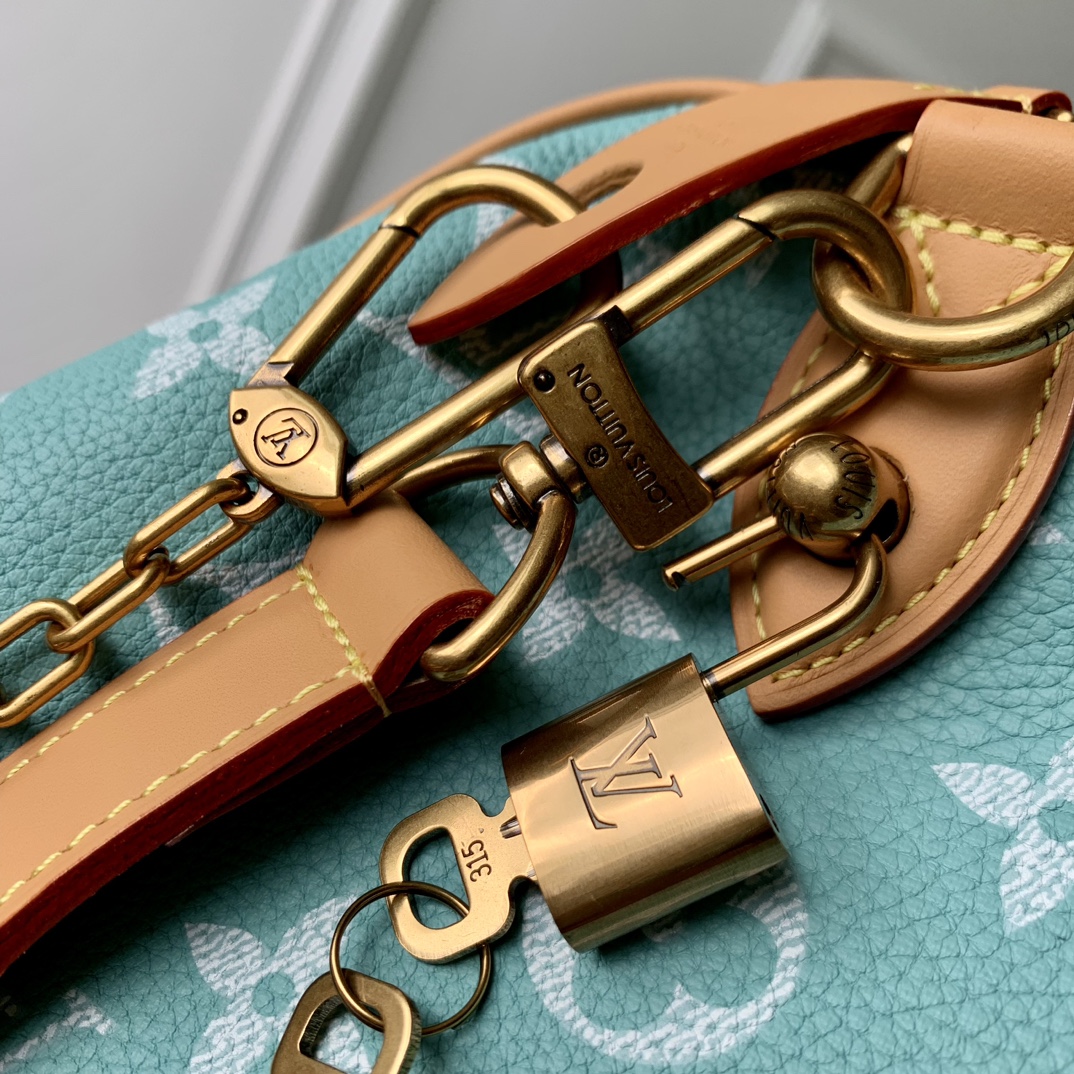 l0*is V*t0n speedy p9 bandoulière 40 monogram leather -40 x 26 x 23cm
