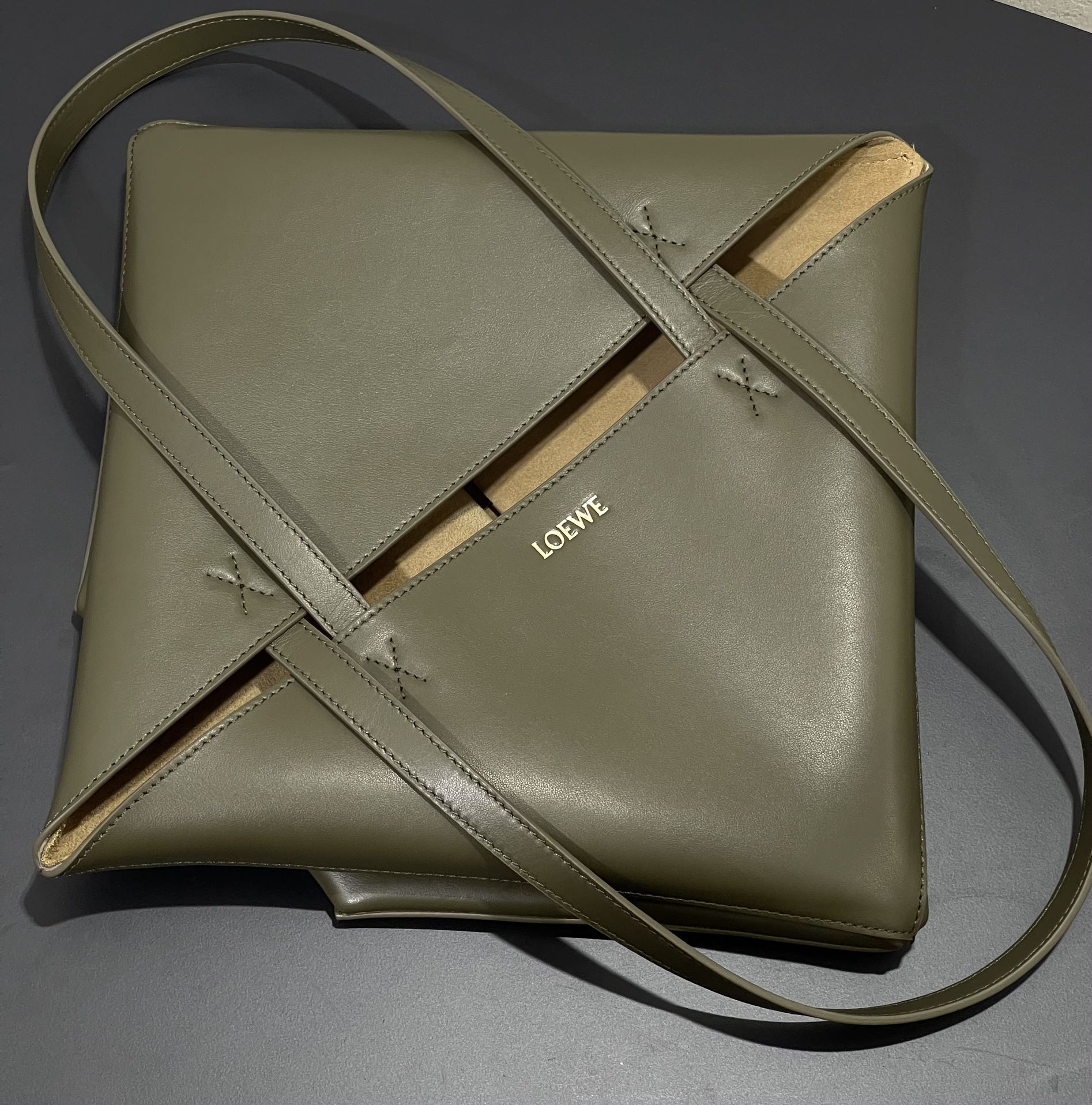 Puzzle Fold Tote Bag -25.5*14.5*31.5CＭ