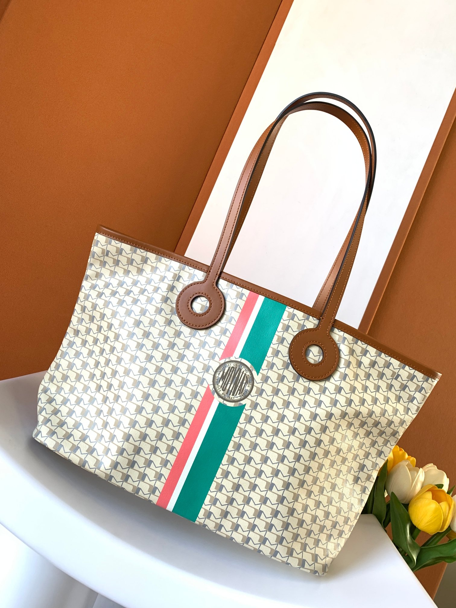 Go*ard canvas 1920 tote-45x13.5x27cm