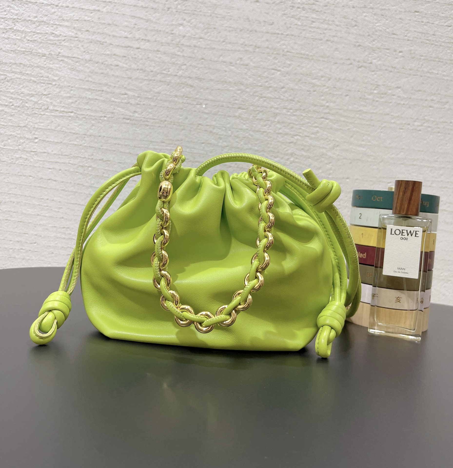 L0ew* flamenco purse 23*5.5*17cm