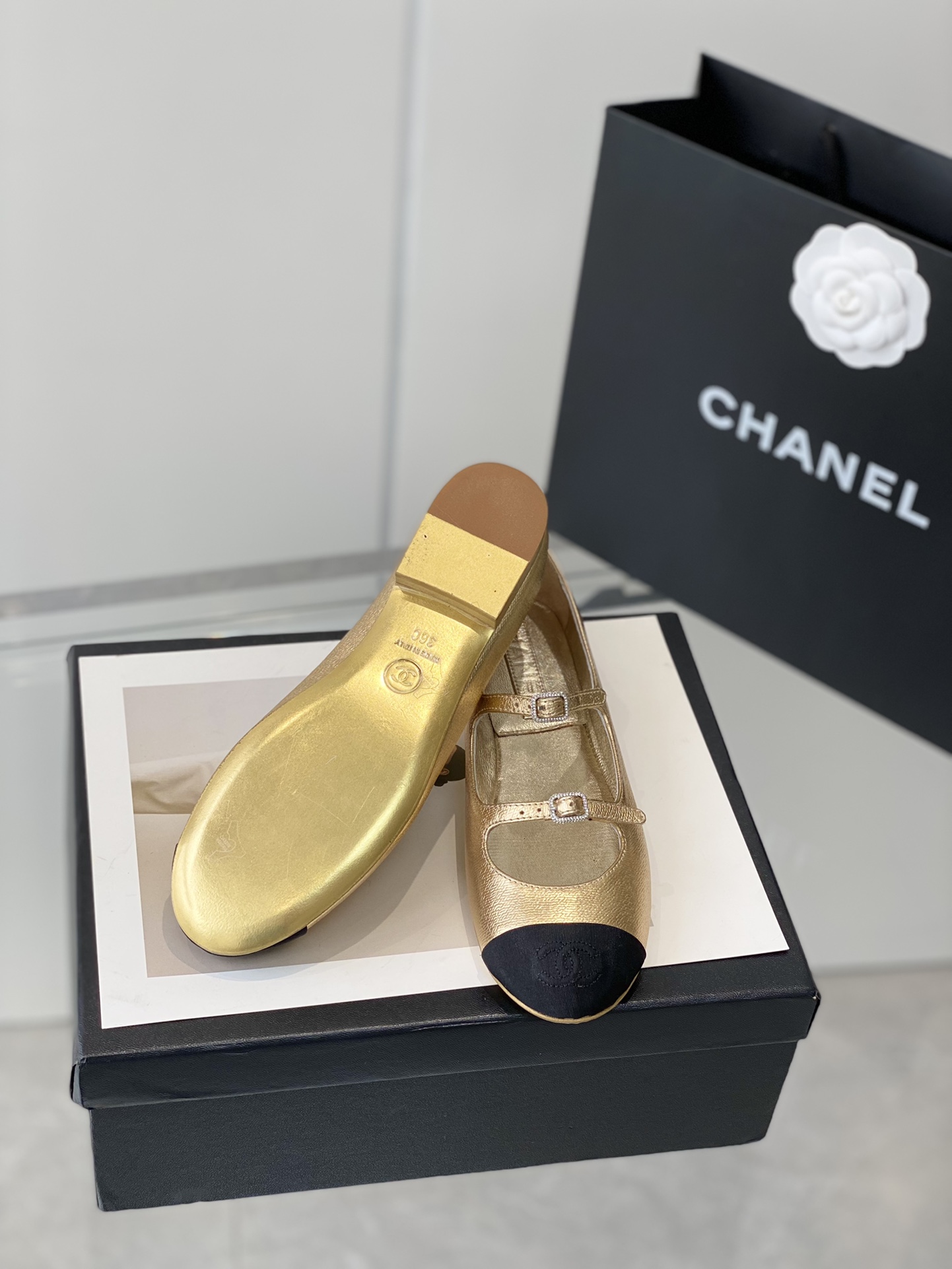 Ch@nel Mary Jane Shoes