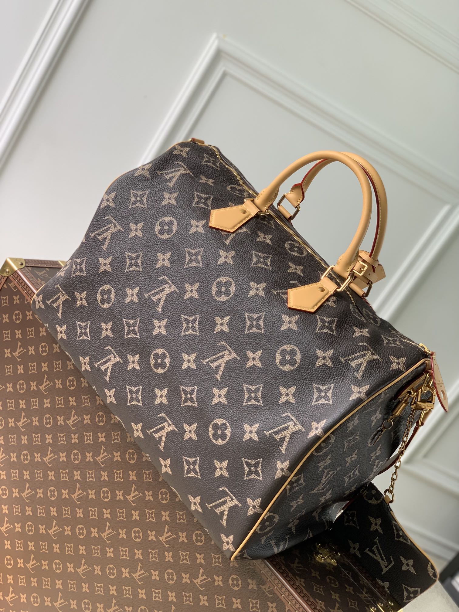 l0*is V*t0n speedy p9 bandoulière 50 monogram leather -50x32x29cm