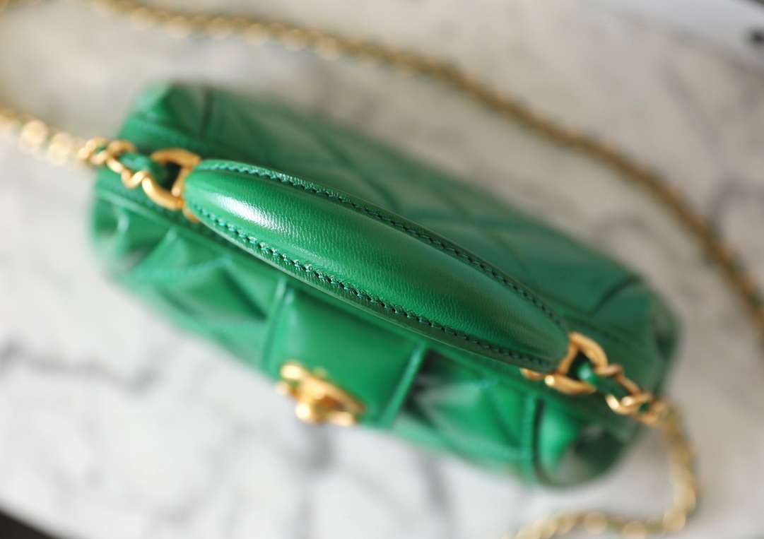 Ch@nel Bag With Top Handle-12*18*7CM