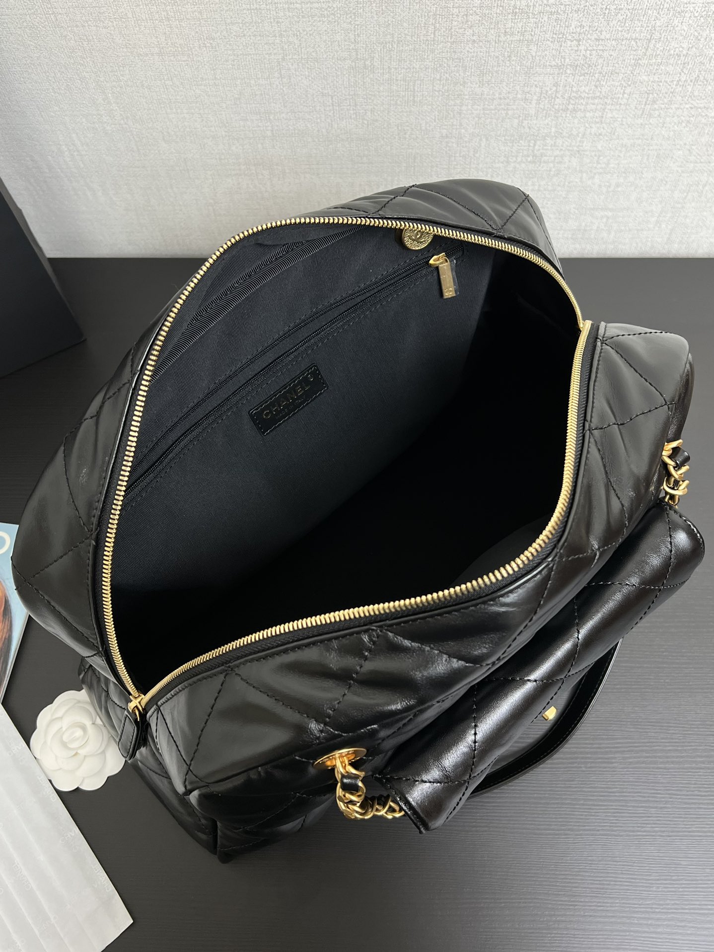 Ch@Nel Maxi Bowling Bag-40*29*15CM