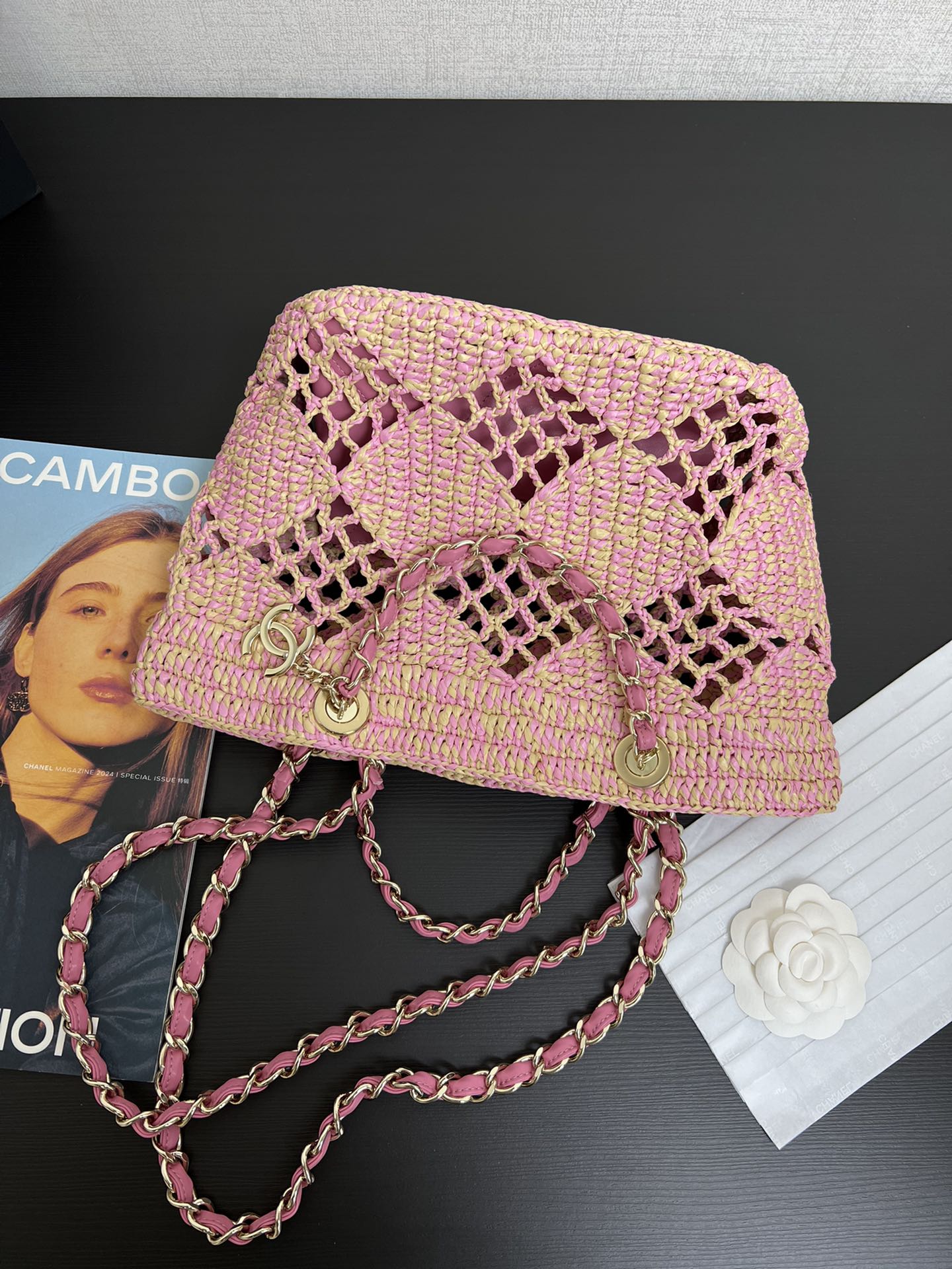 Ch@nel Coco Beach Bag-24.5*32*10CM