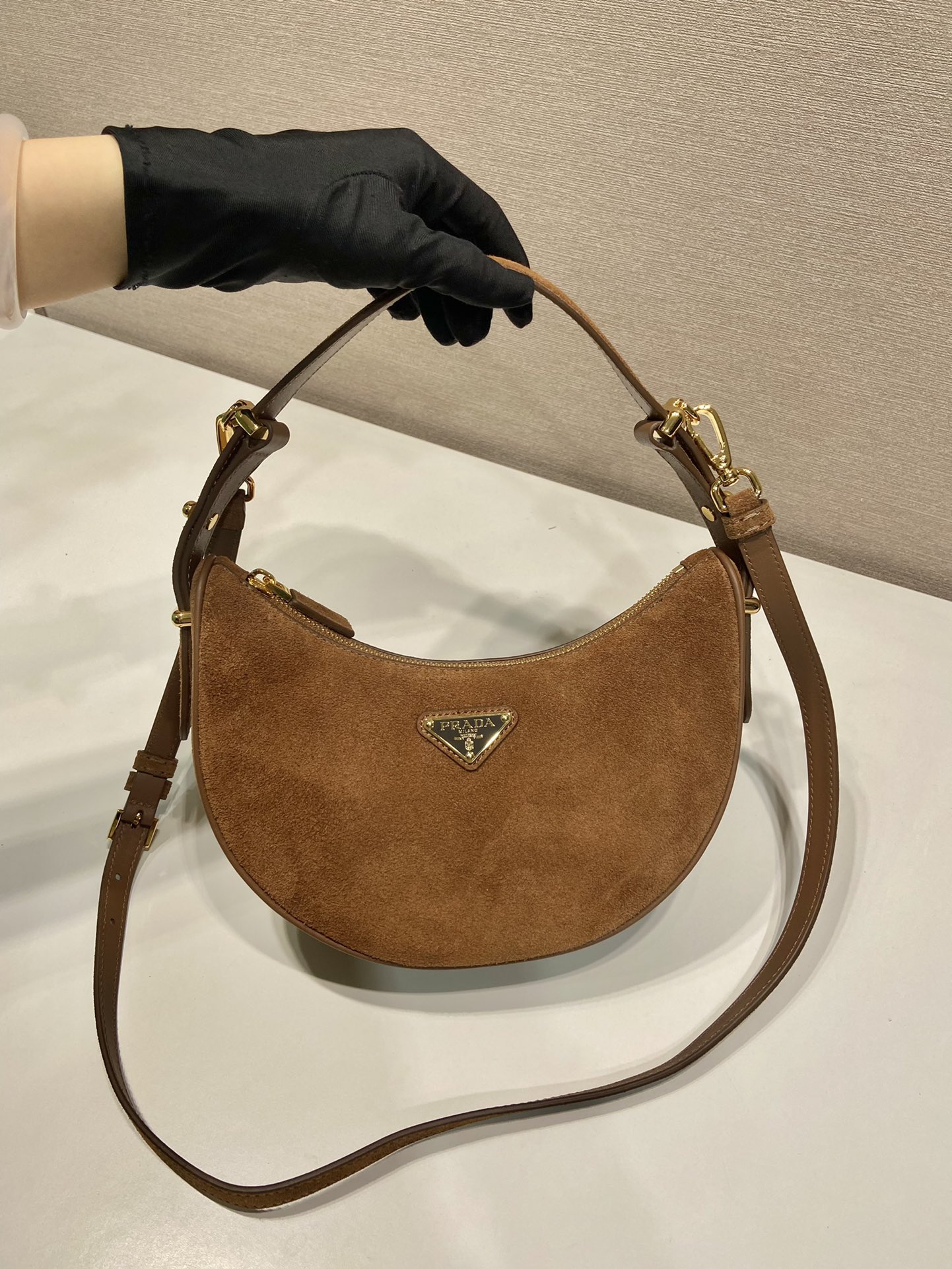Pra*a moon handbags 1bc194-22.5*18.5*6.5cm
