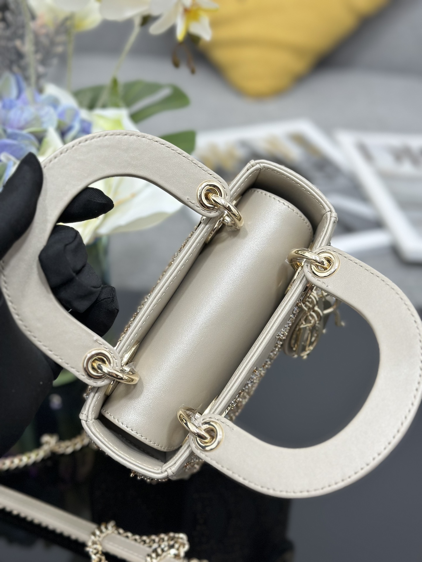 lady D*or handle bag-17cm