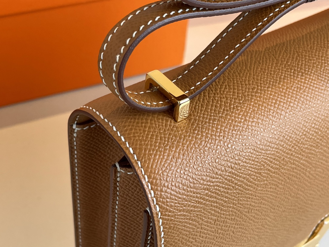 H**mes constance epsom leather-19cm