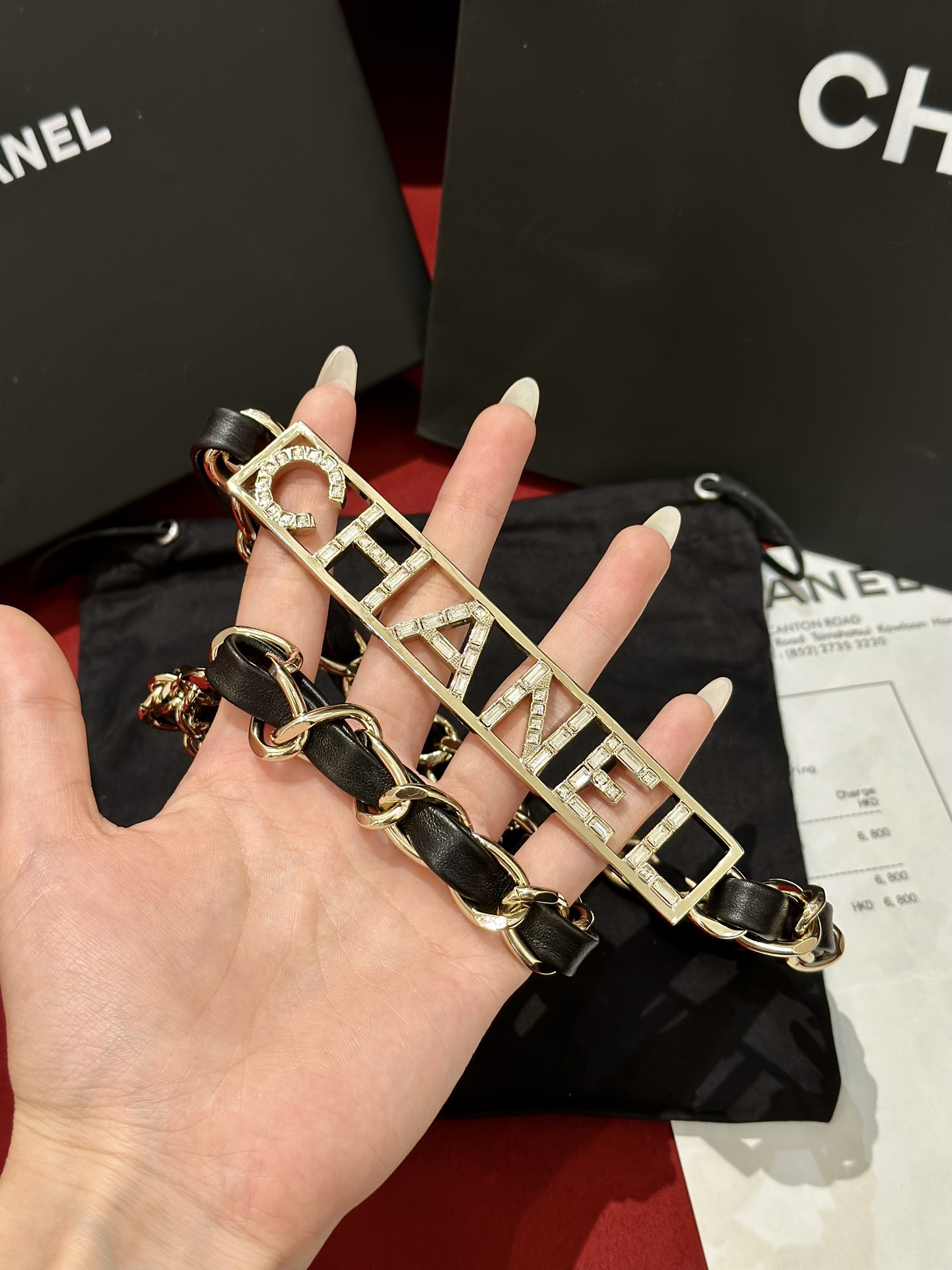 Ch@nel Waist Belt