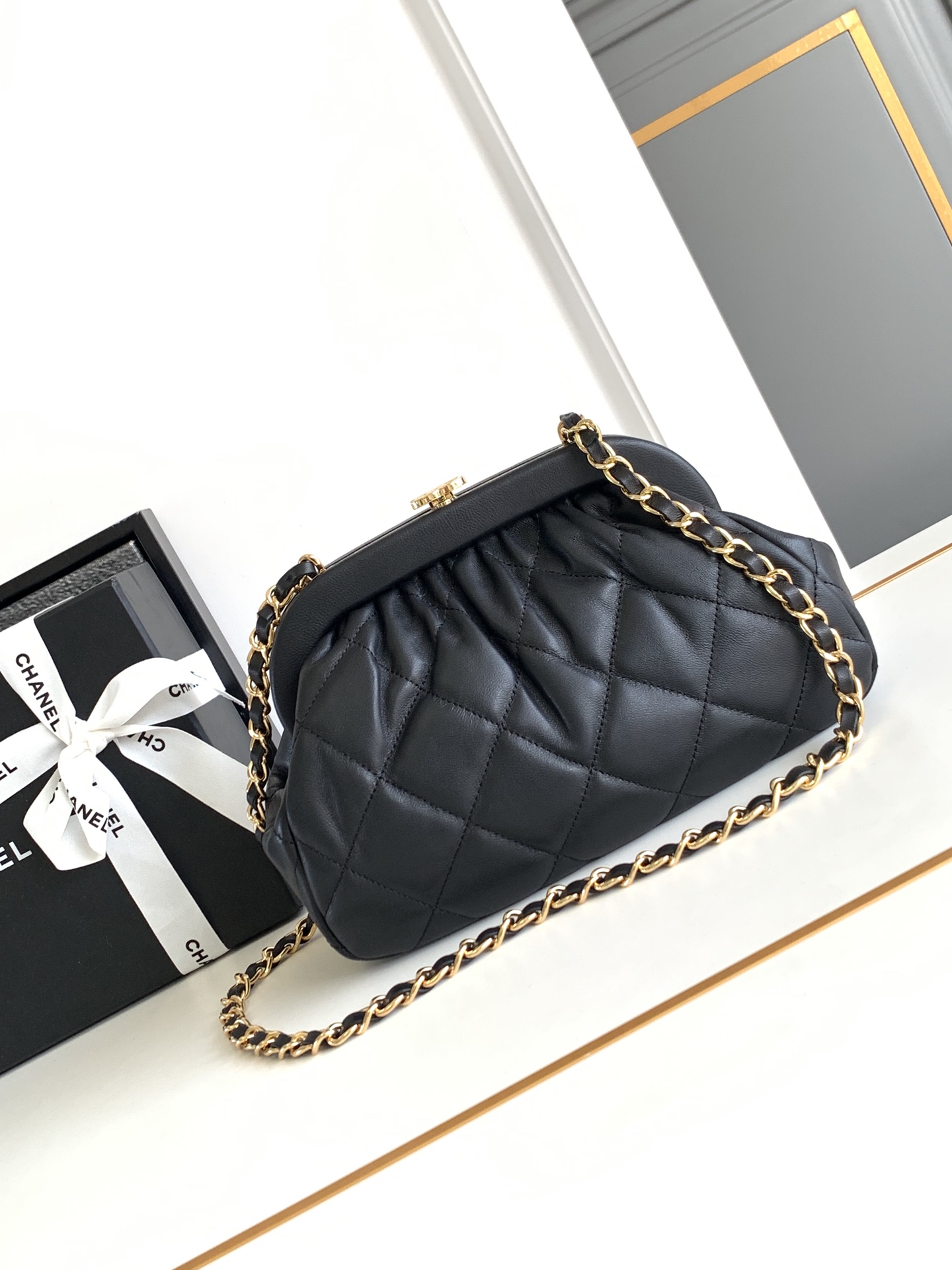 Ch@Nel Clutch Bag-23×15×8CM