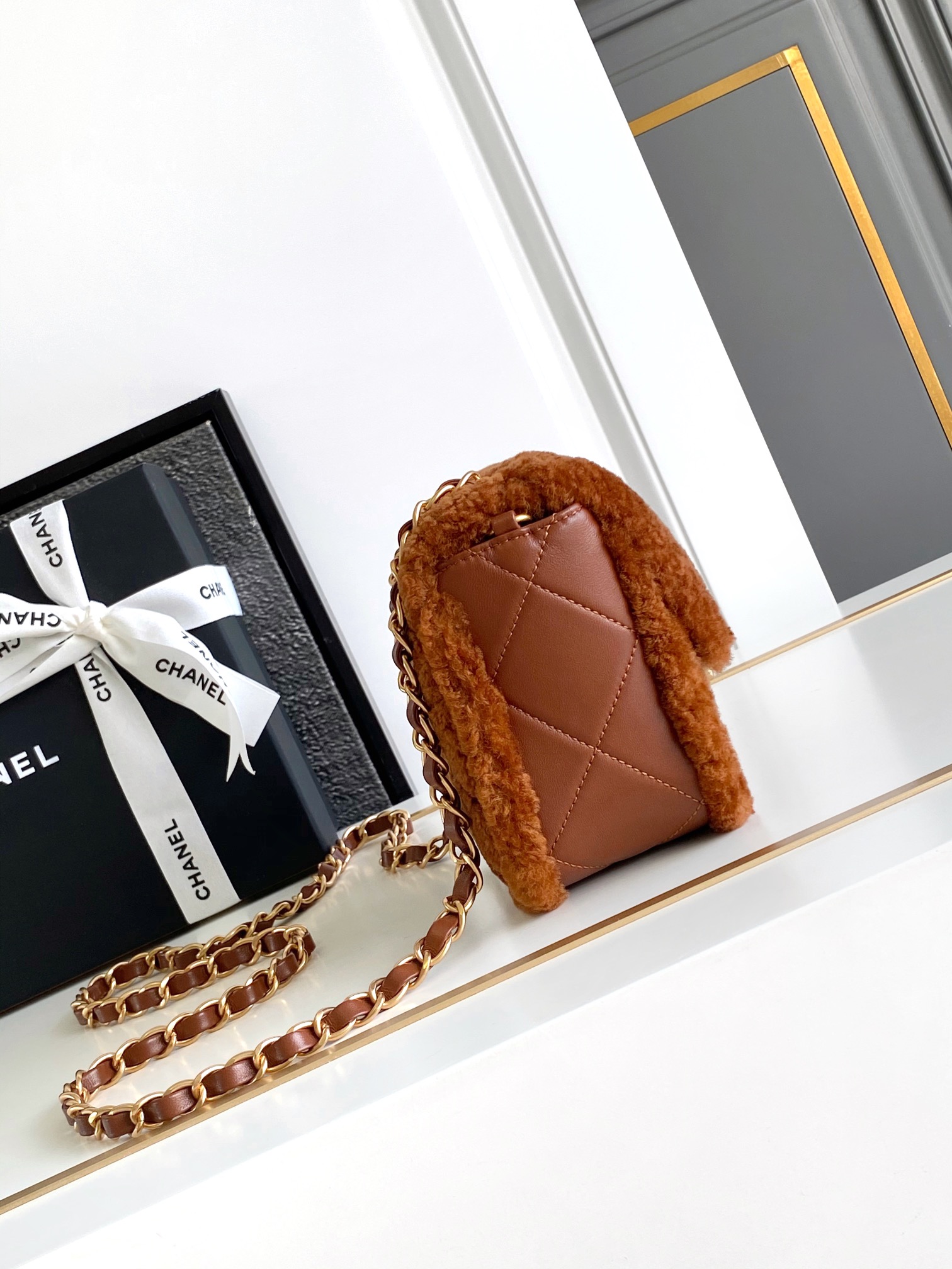 Ch@nel Flap Bag-12x 18x6CM