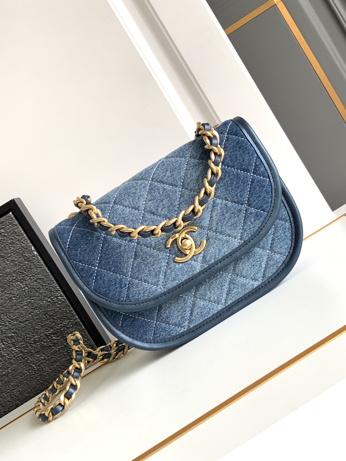 Ch@nel Saddle Bag