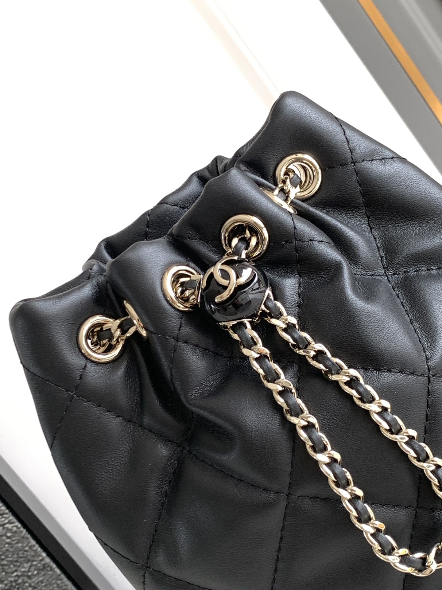 Ch@nel Bucket Bag