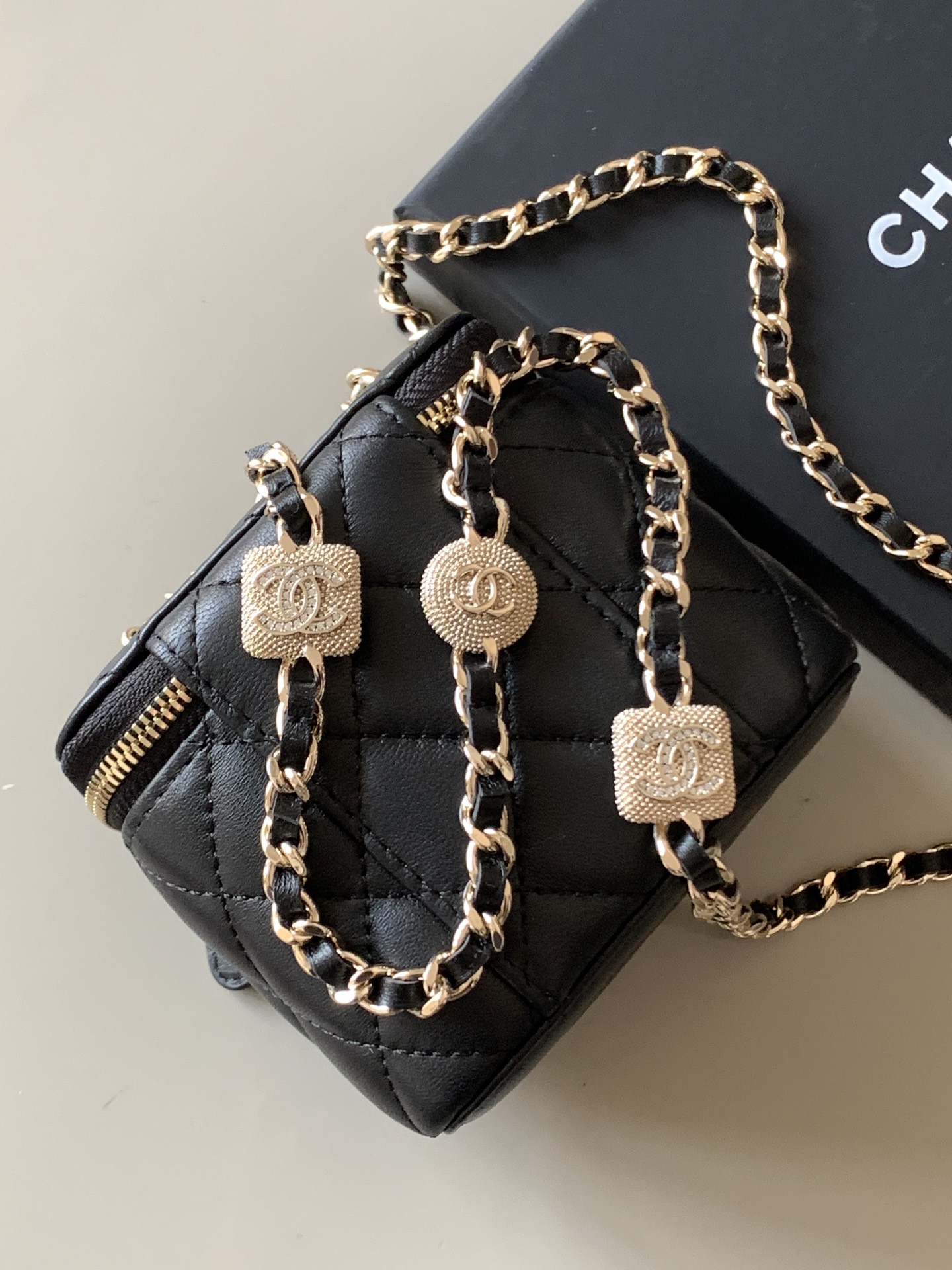 Ch@nel Cosmetic Bag-8.5*11*7CM