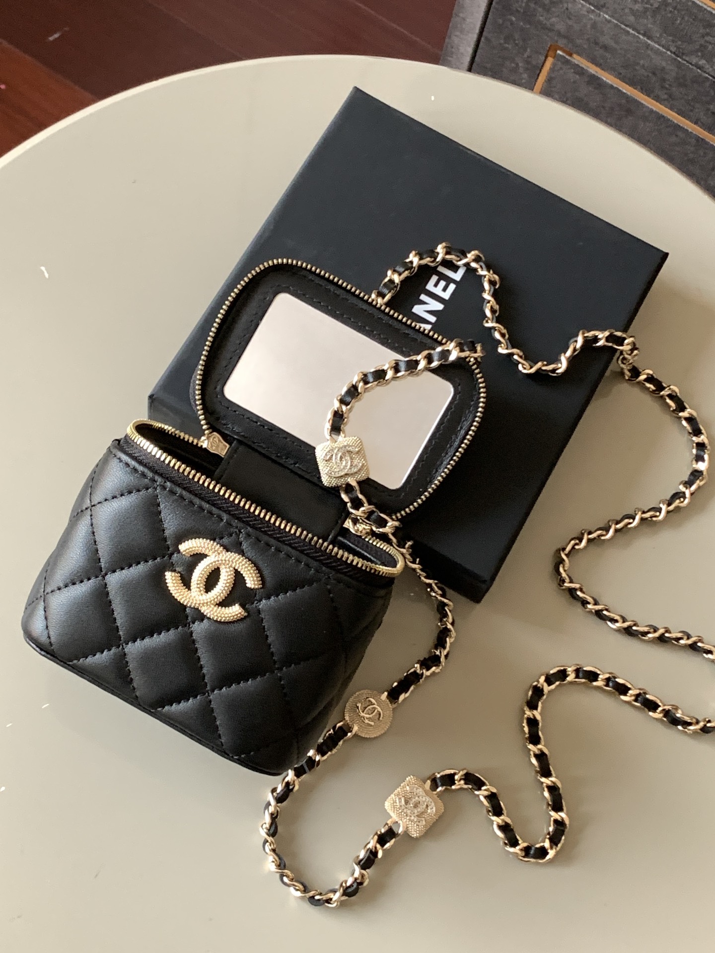 Ch@nel Cosmetic Bag-8.5*11*7CM