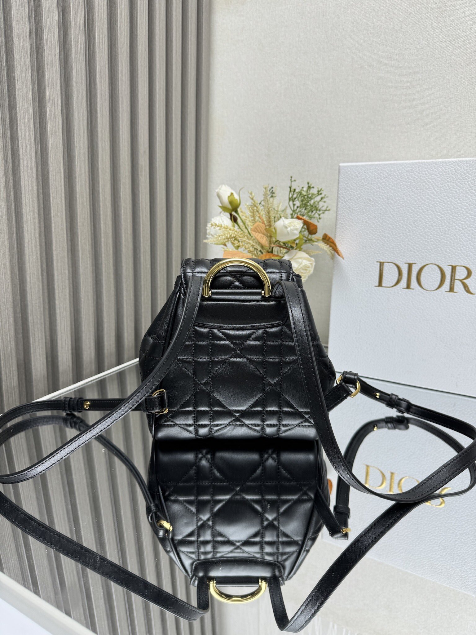 D*or caro backpack-19.5×18.5×8.5cm