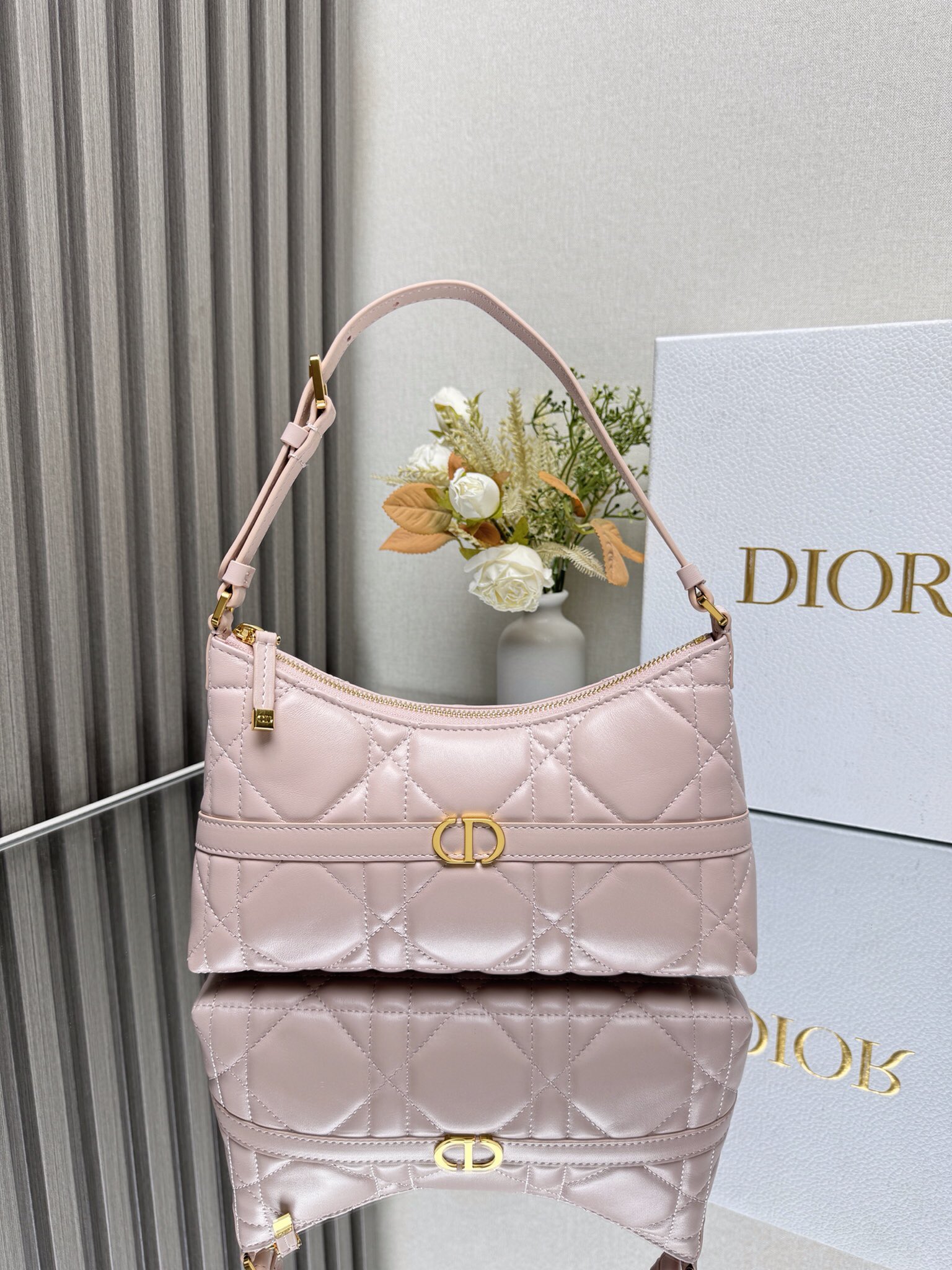 D*or miss caro mini hobo shoulder bag-23×13*6cm