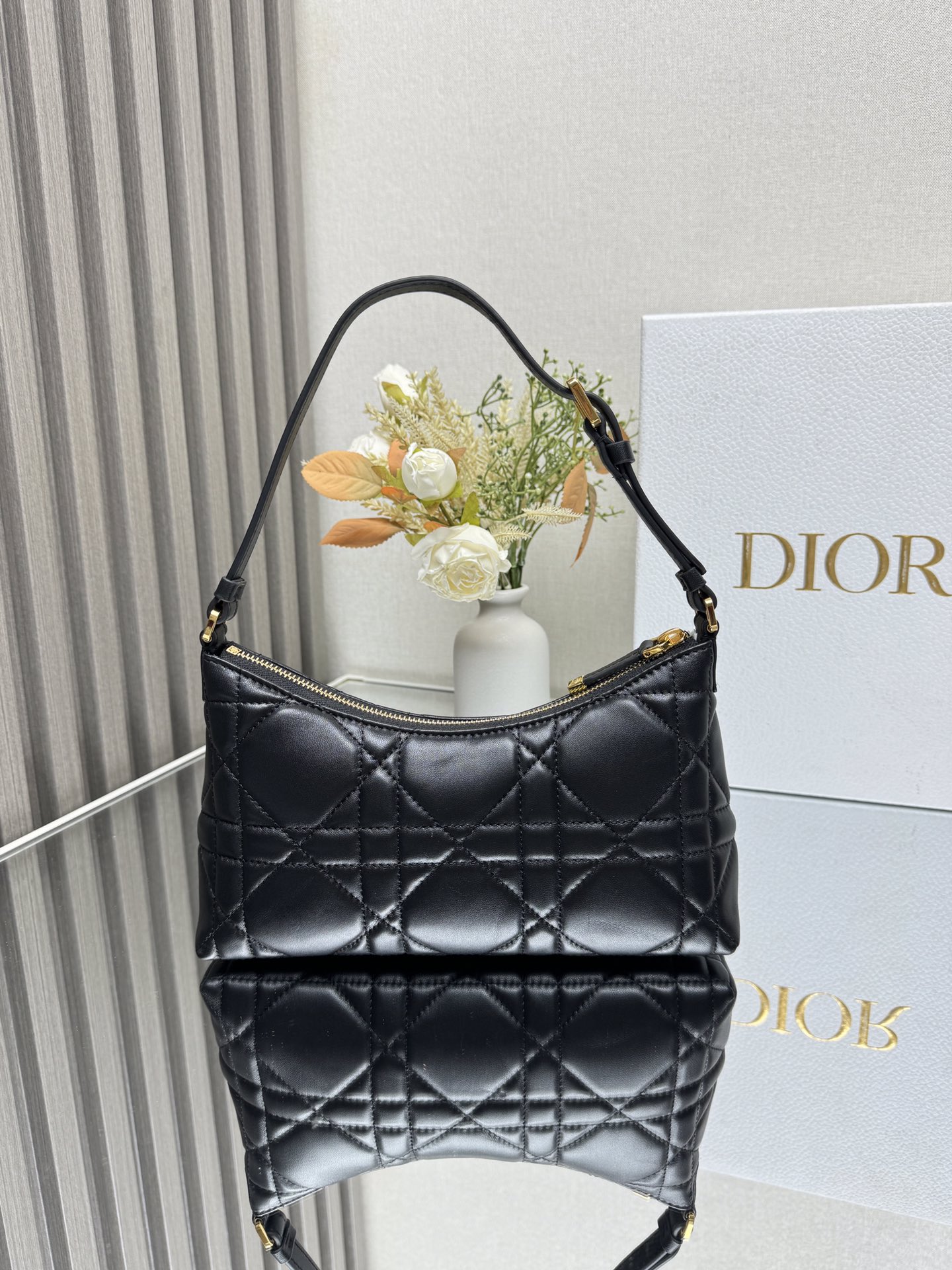 D*or miss caro mini hobo shoulder bag-23×13*6cm