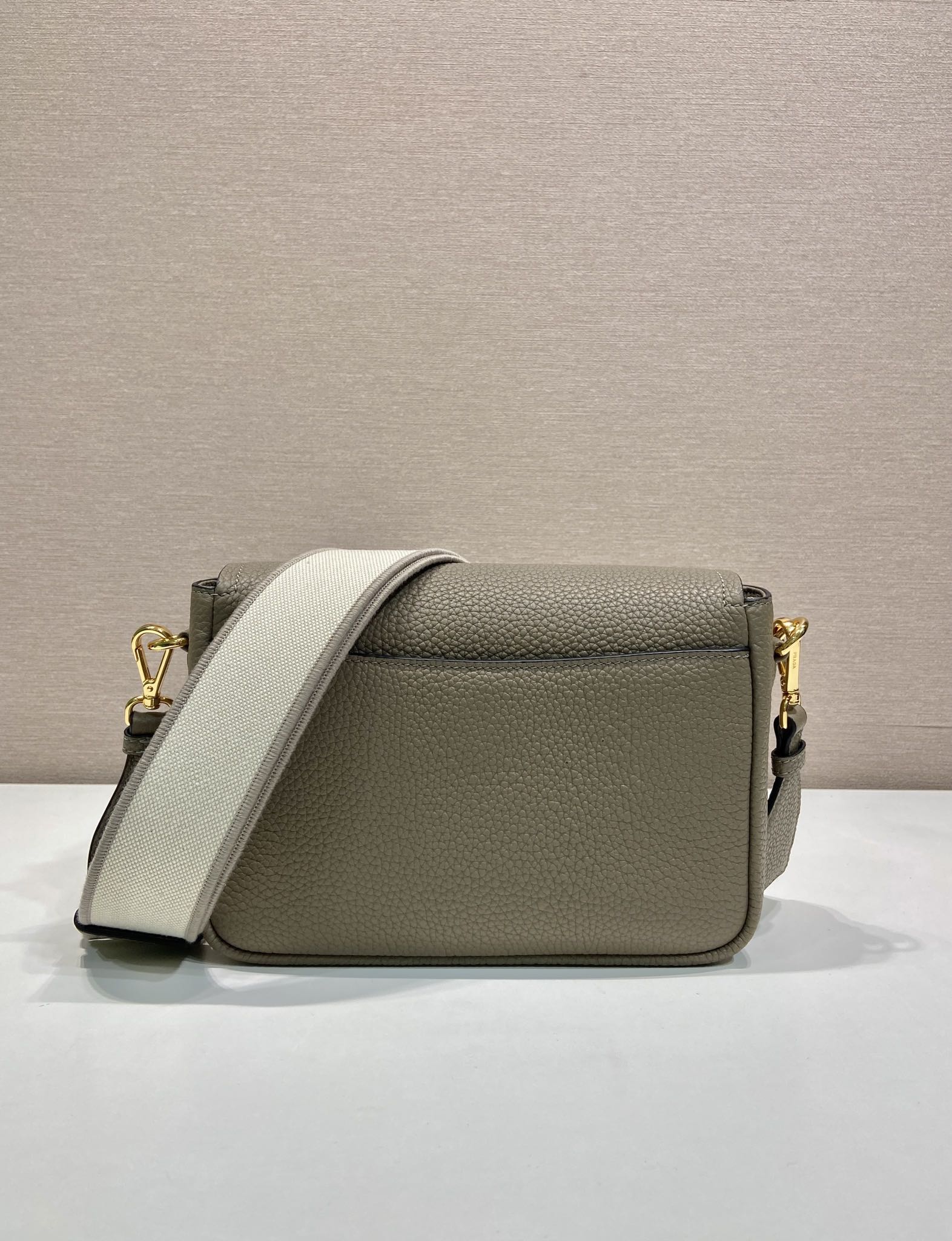 Pra*a 1bd314 leather shoulder bag-23*18*9cm