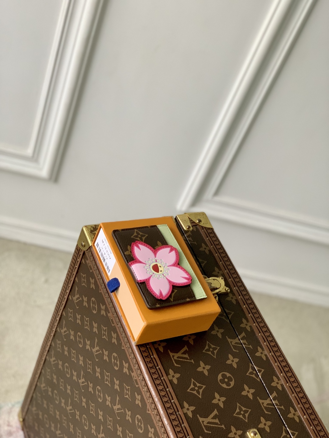 l0vis Vvtt0n cherry blossom wallet-7 x 0.5 x 11cm