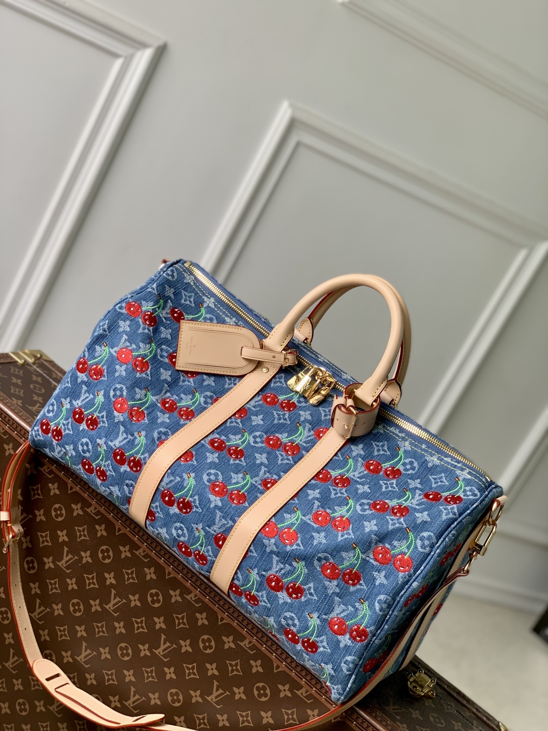 l0vis Vvtt0n keepall bandoulière 45-m13875-45 × 27 × 20cm