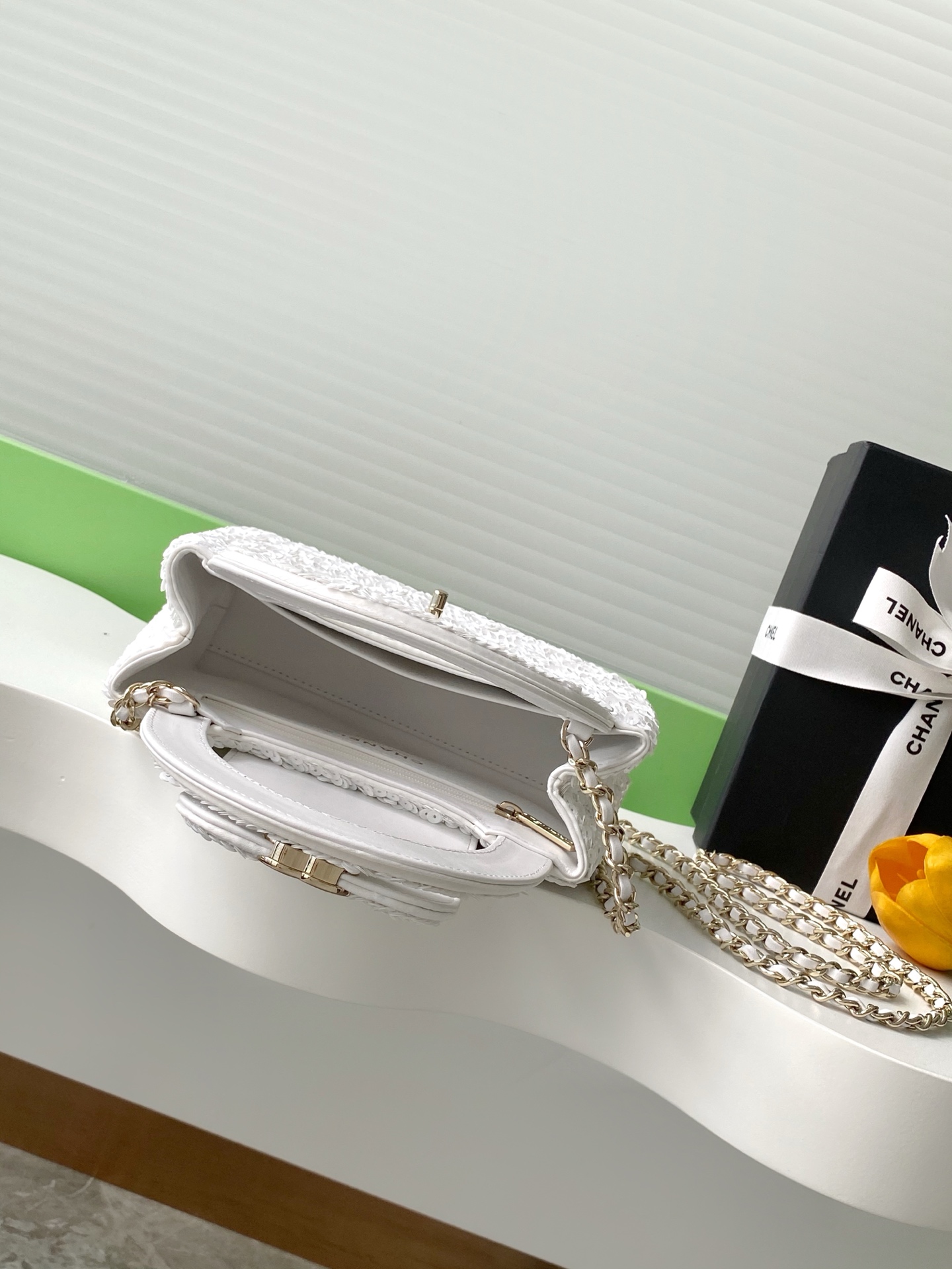 Ch@Nel Kelly Chain Bag-AS4416-13*19*7CM