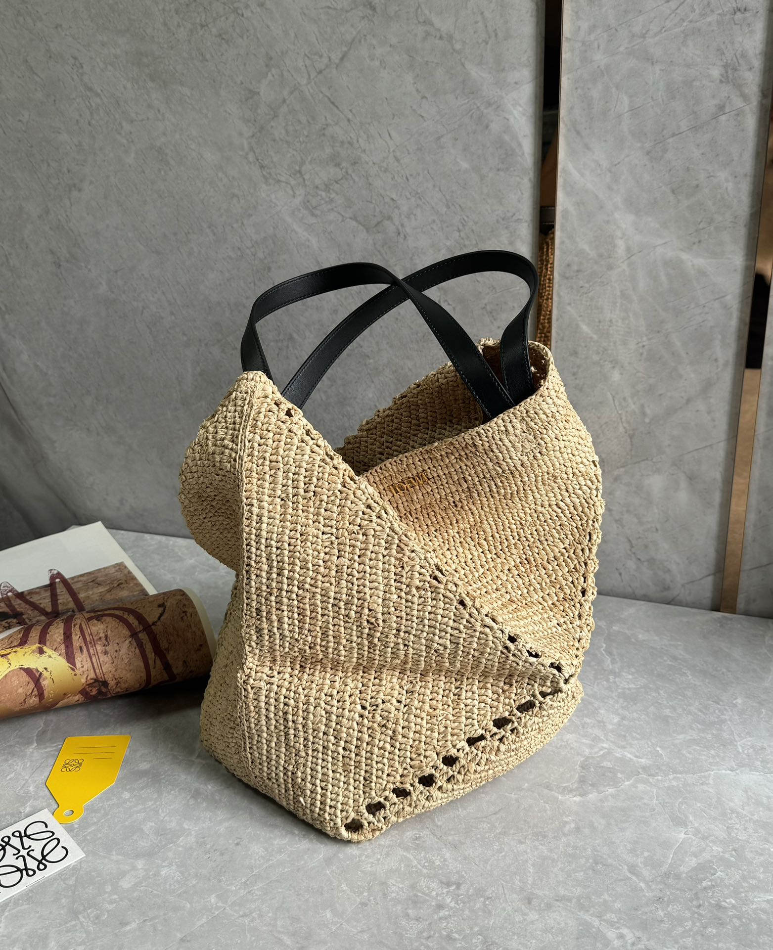 Puzzle Fold Tote Bag -31*24.5*15CＭ