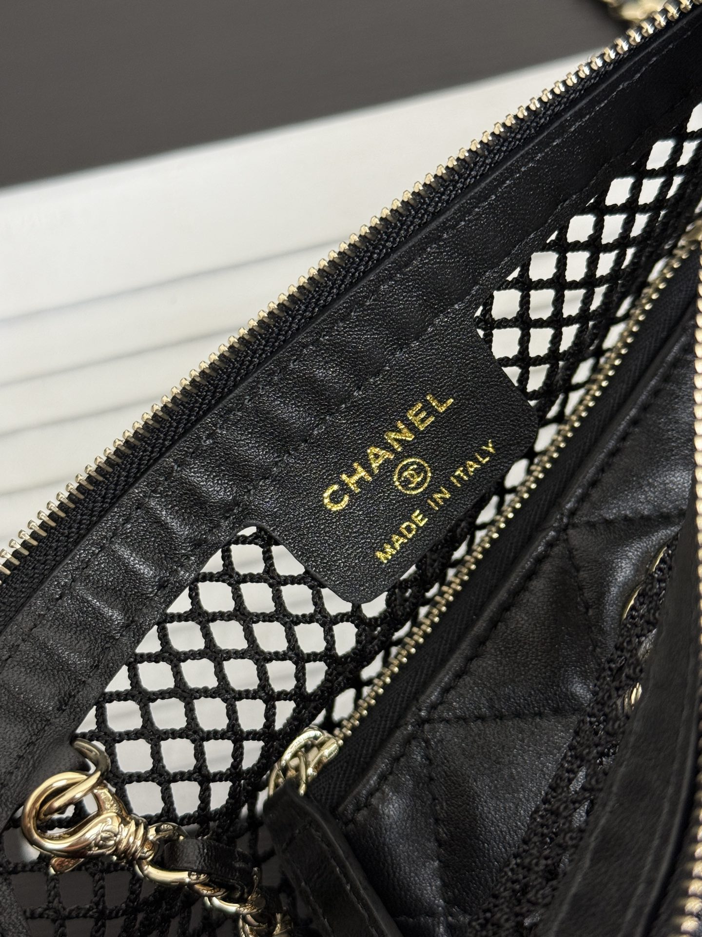 Ch@nel 2025SS Clutch With Chain Bag