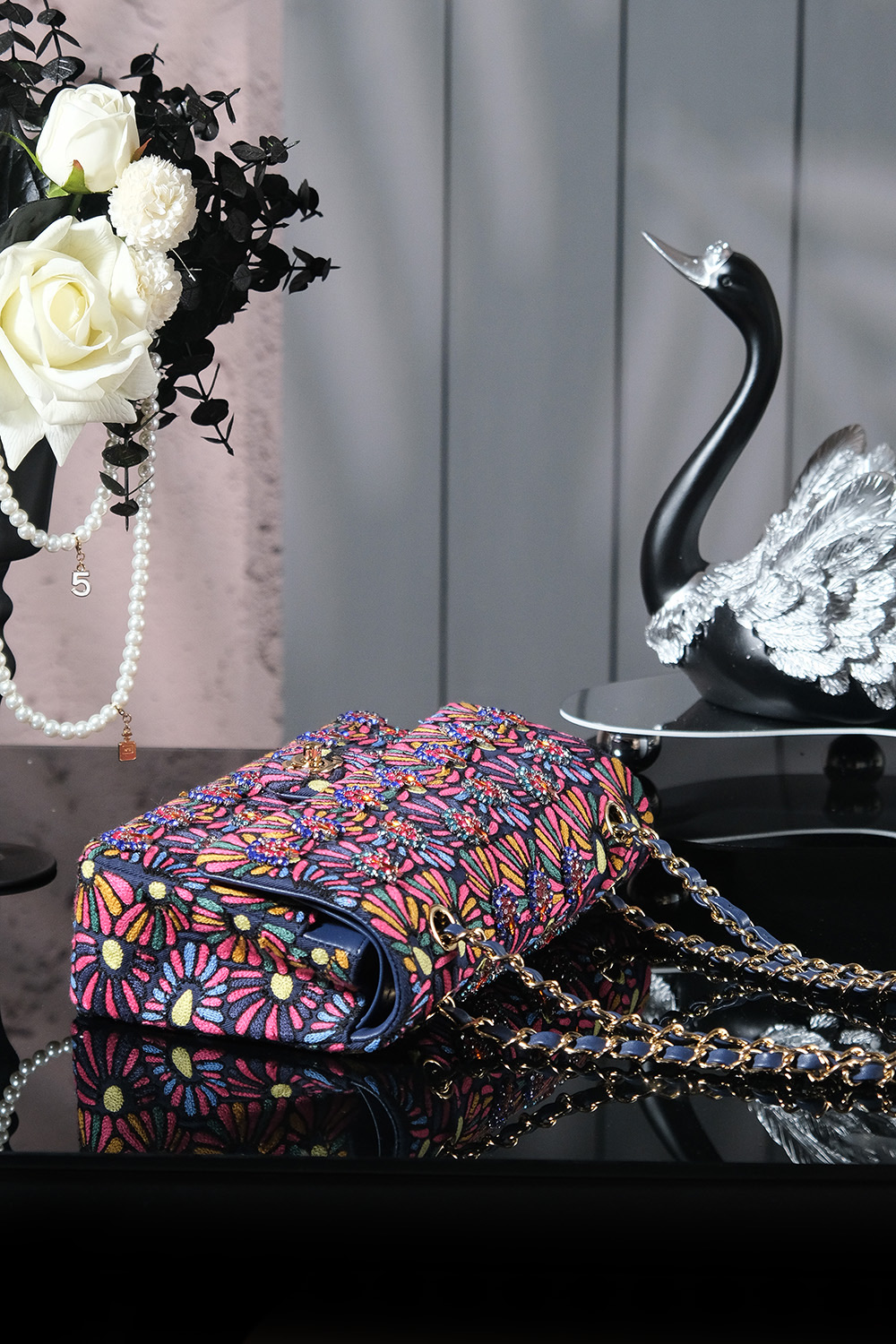 Ch@nel Flap Bag-15.5*25.5*6.5CM