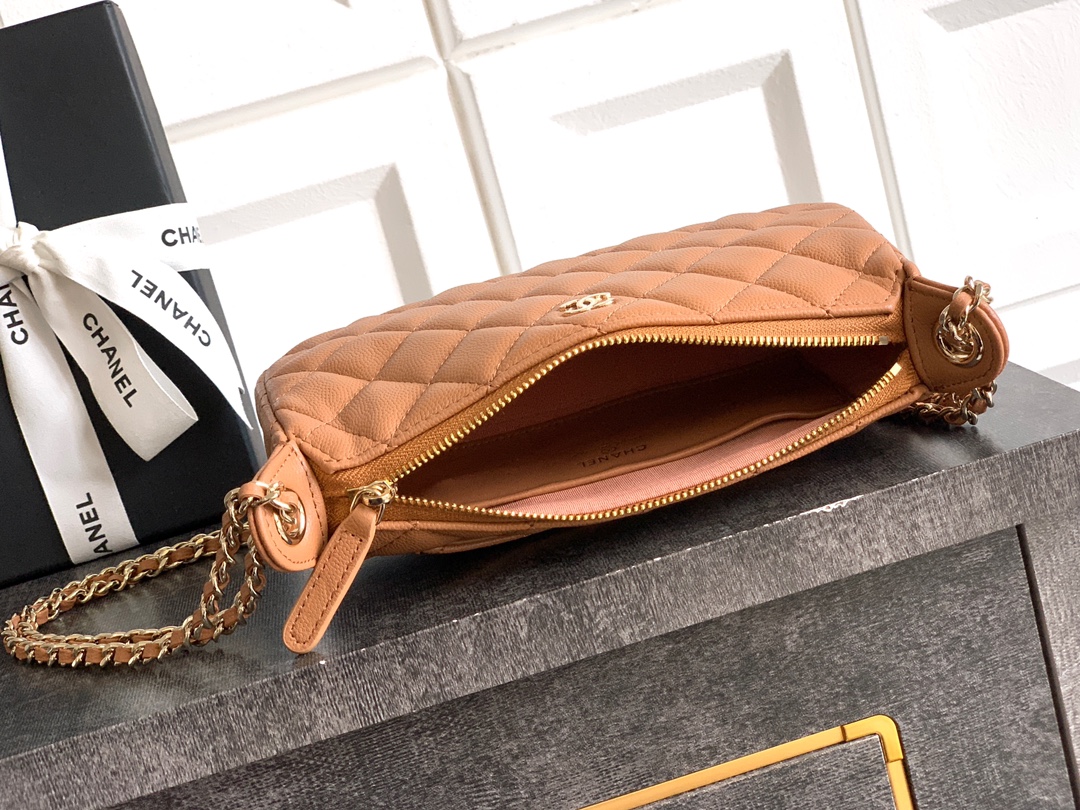 Ch@nel Lambskin Quilted Small Clutch With Chain -12x21x5.5CM