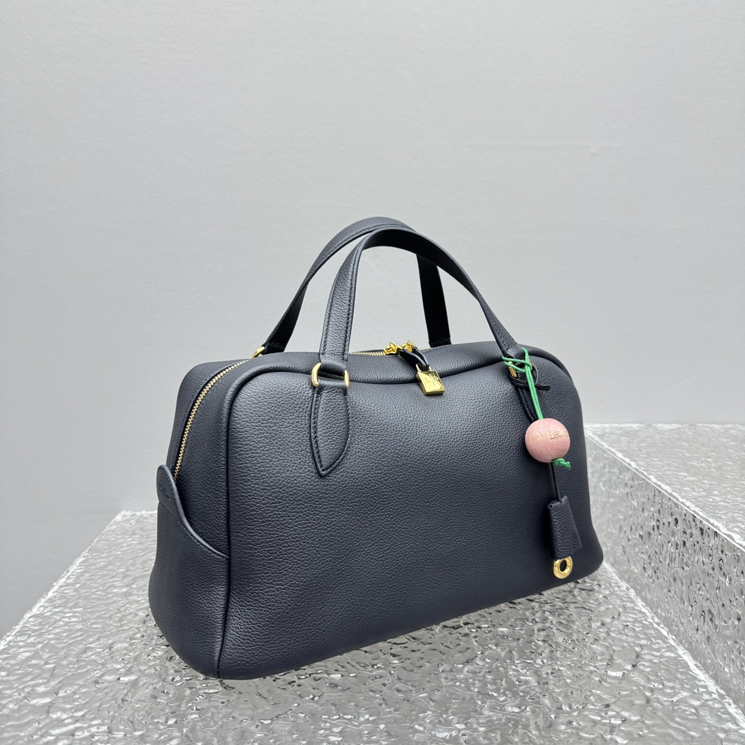 L0r0 P1ana needle bag(navy blue)-38*21*18cm