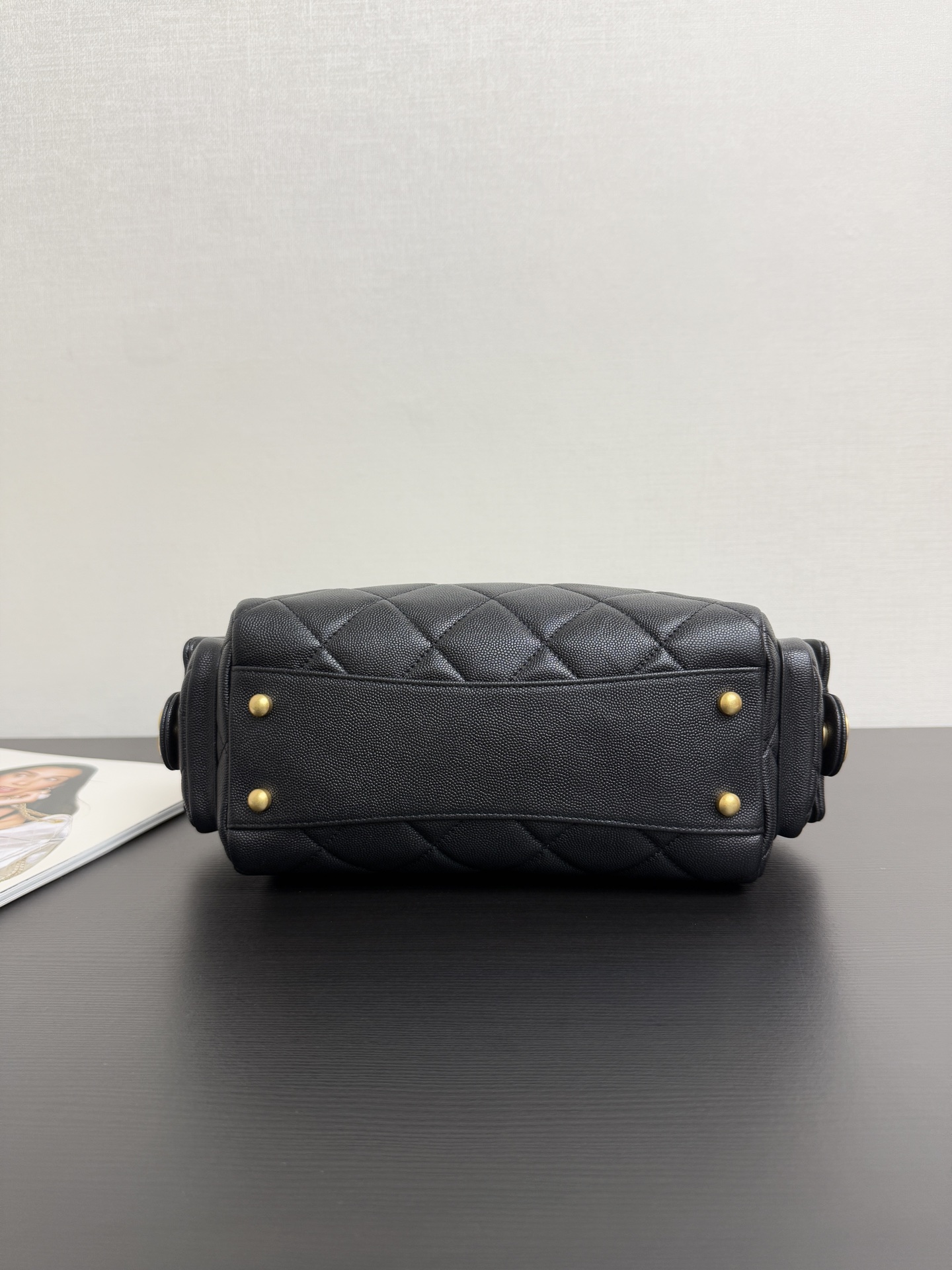 Ch@nel Bowling Bag-15.5*24*11.5cm